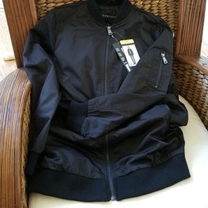 bernardo boyfriend bomber jacket